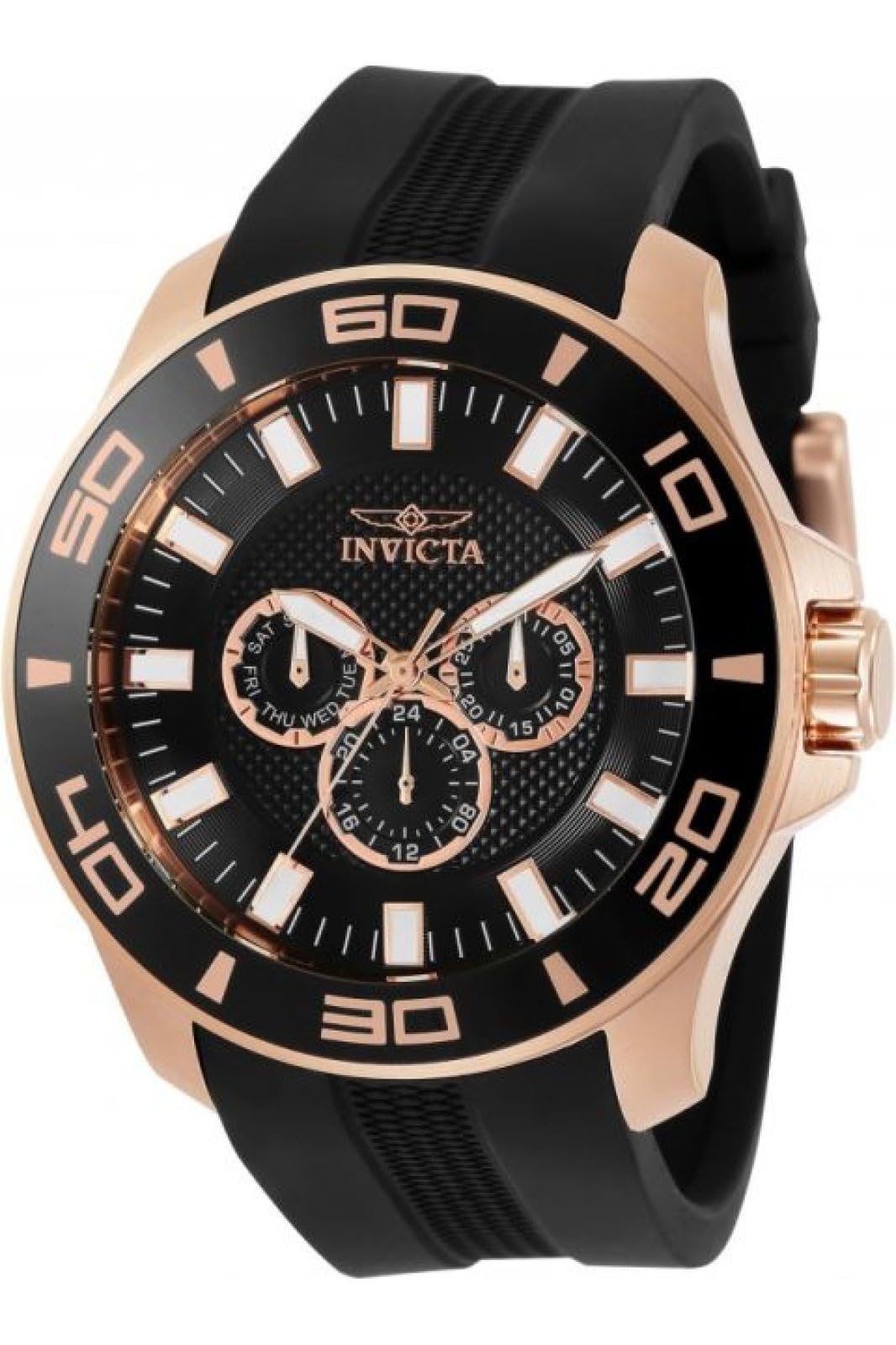 Invicta Silicone Analog Black Dial & Band Mens Watch-33944 (B08FQZRC9F) Amazon Price History, Amazon Price Tracker