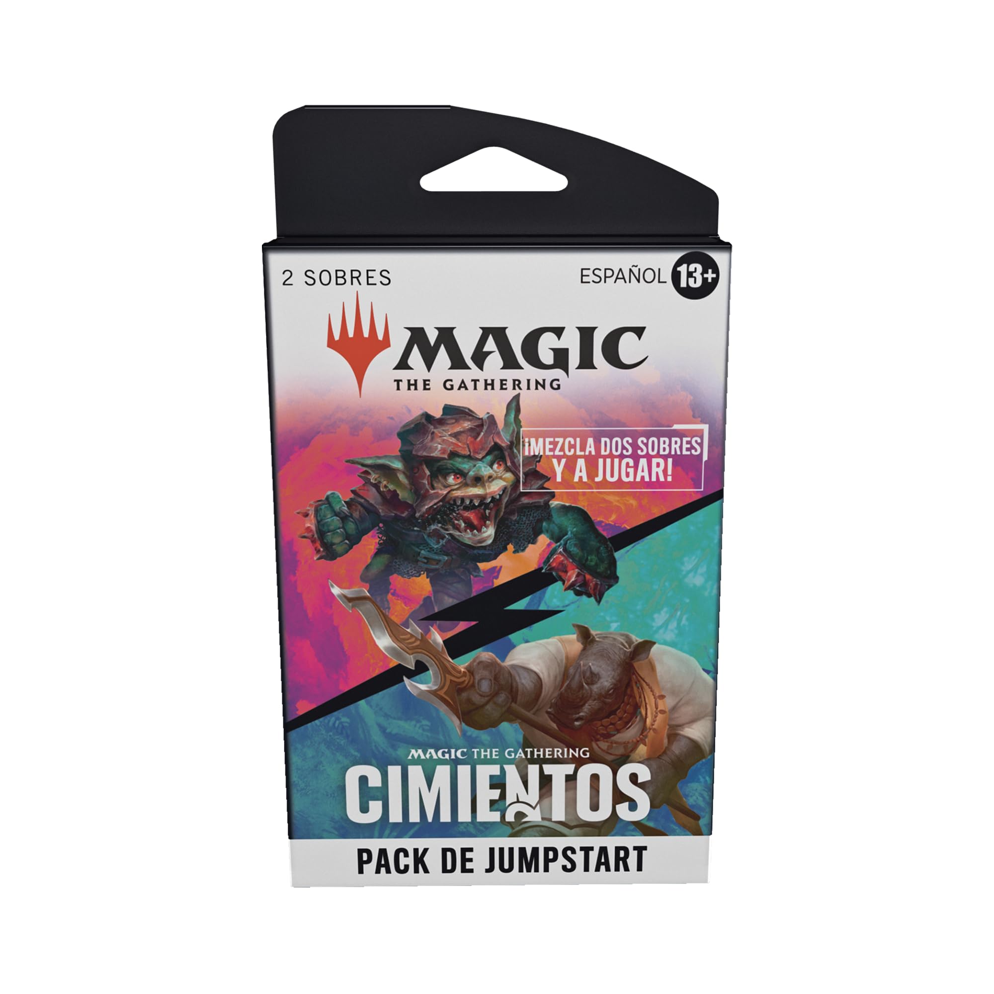 Magic The Gathering Cimientos Jumpstart Conjunto de 2 Sobres - Combínalos para Obtener 1 mazo de Jumpstart (Versión en Español)