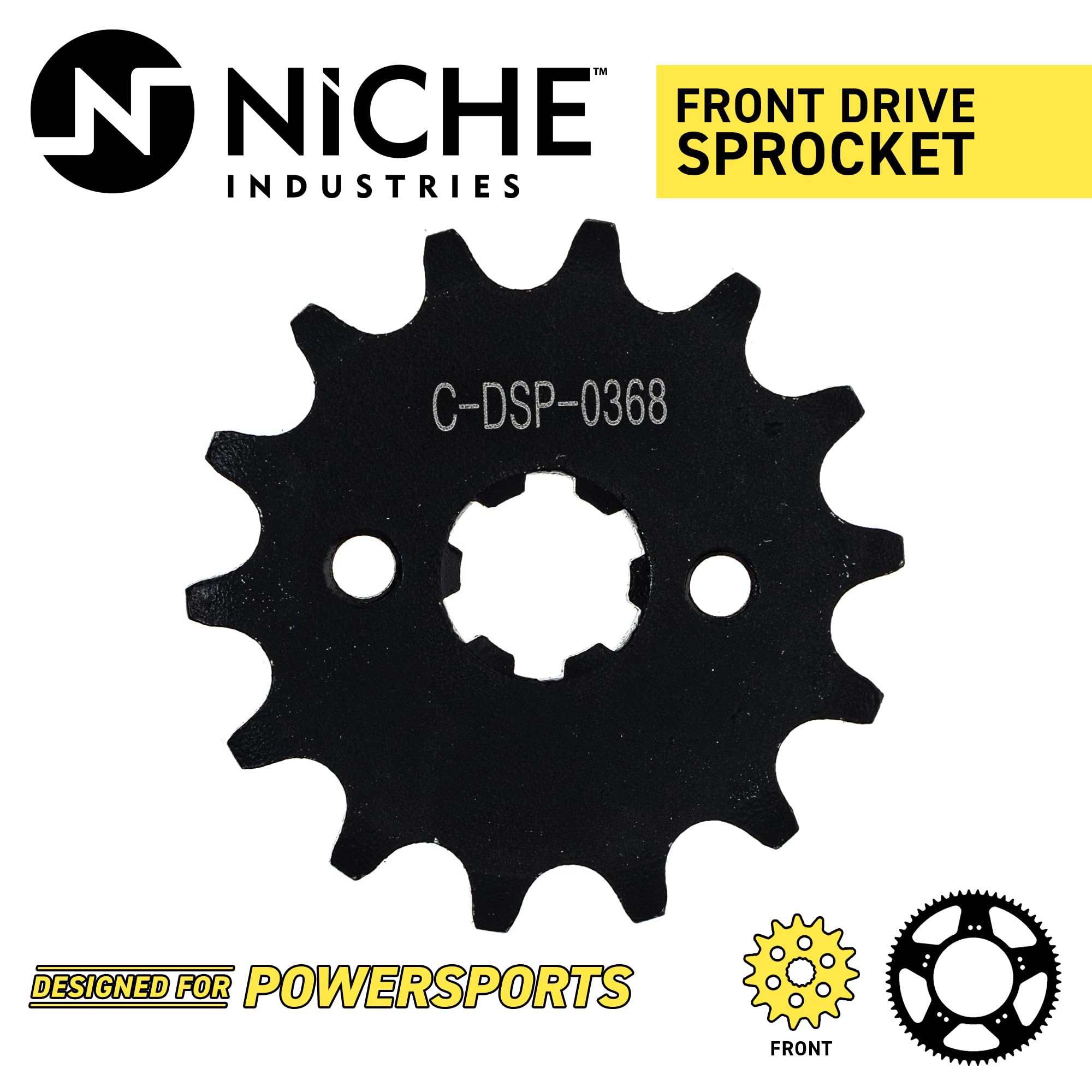NICHE Drive Sprocket Chain Combo for Honda Super Cub 125 Front 14