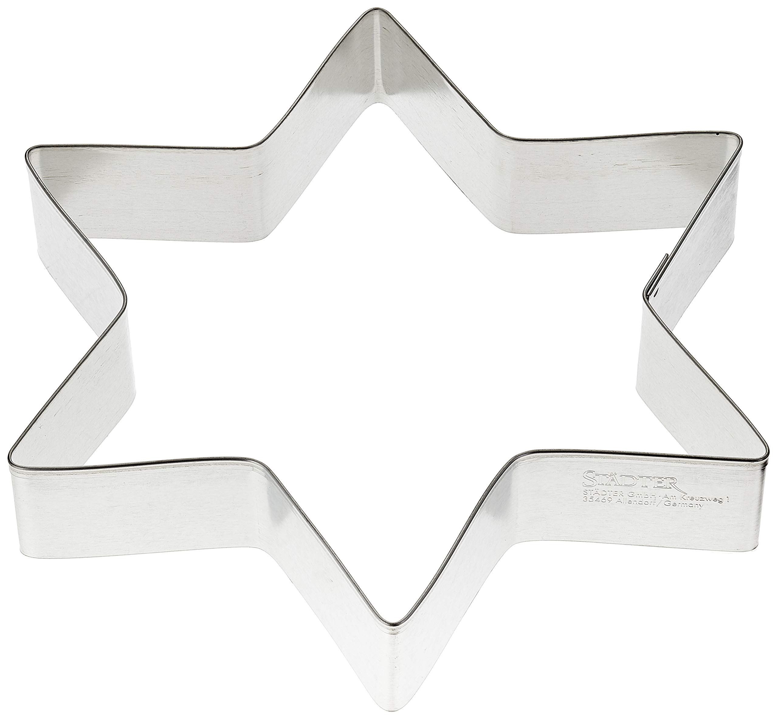 Staedter Stampo Per Biscotti A Stella 6 Punte – 18x3 Cm, In Acciaio Inox, Per Pasticceria E Modellazione - 2