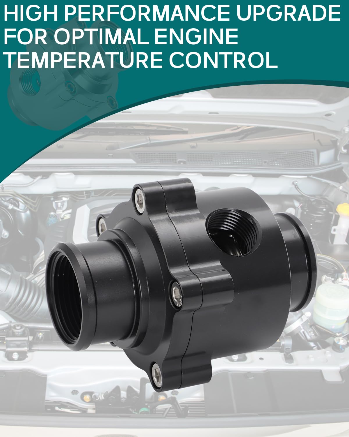 Universal Billet Inline Thermostat Housing