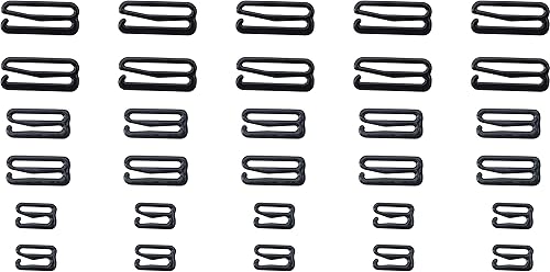 30 piezas de ganchos de metal para sujetador, ganchos de ajuste para bikini, brasier de costura, tops halter para vestido de baño