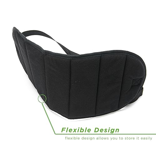 Miniatura 4 de Mind Reader Descanso, ergonómico, alivio de presión para mayor comodidad, espalda y cuerpo, plano de pie, negro