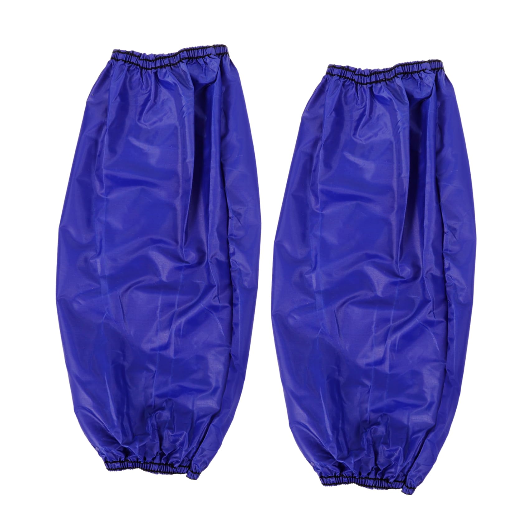 Veemoon Mangas Impermeables Para Brazos Resistentes Al Aceite Diseño Elástico y Cordón Para Cocina y Limpieza Azul Pvc