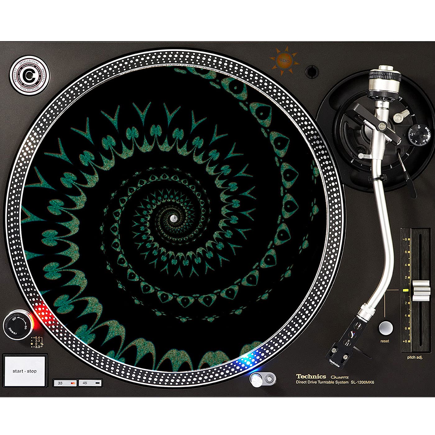 12″ Premium Cork Slipmat For DJ Turntables – Reduces Vibration & Static, Improves Grip, Handmade In USA