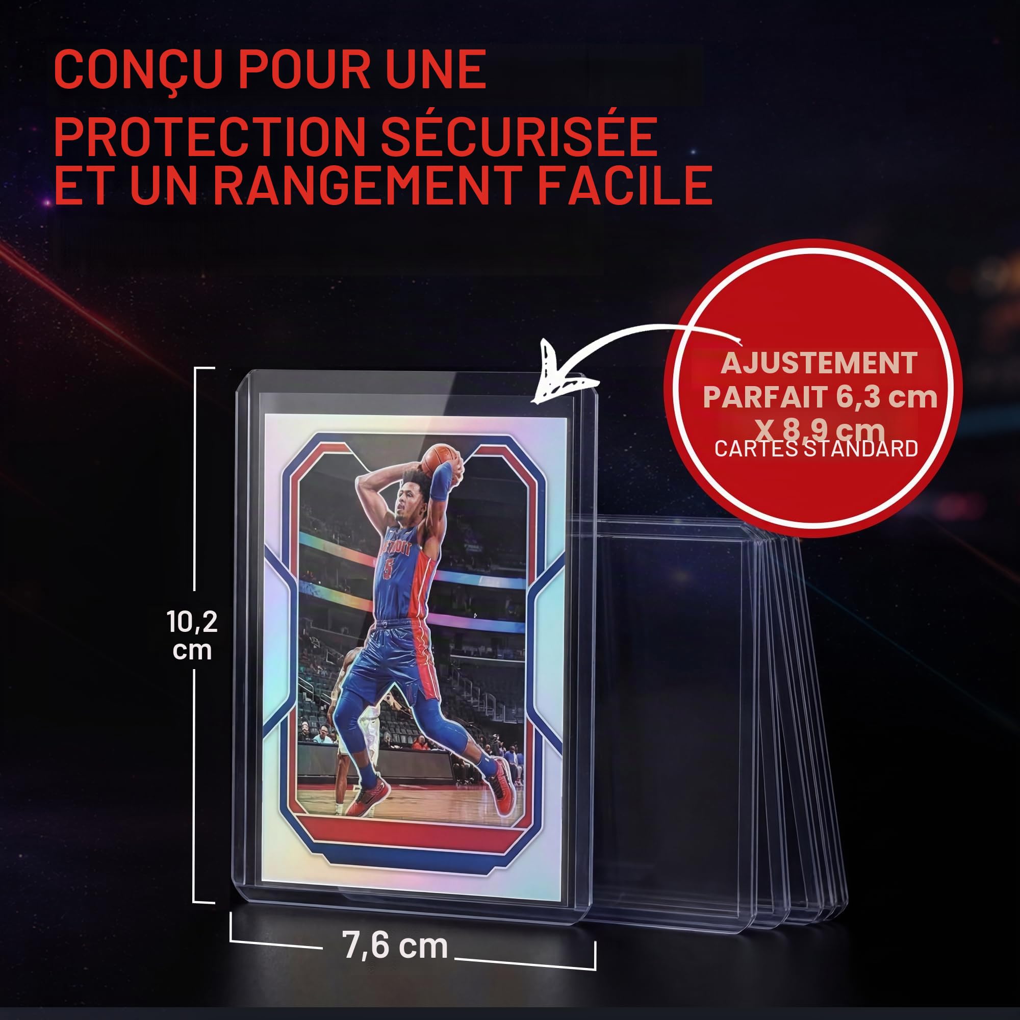 Ultra Pro Lot de 200 cartes à collectionner 7,6 x 10,2 cm