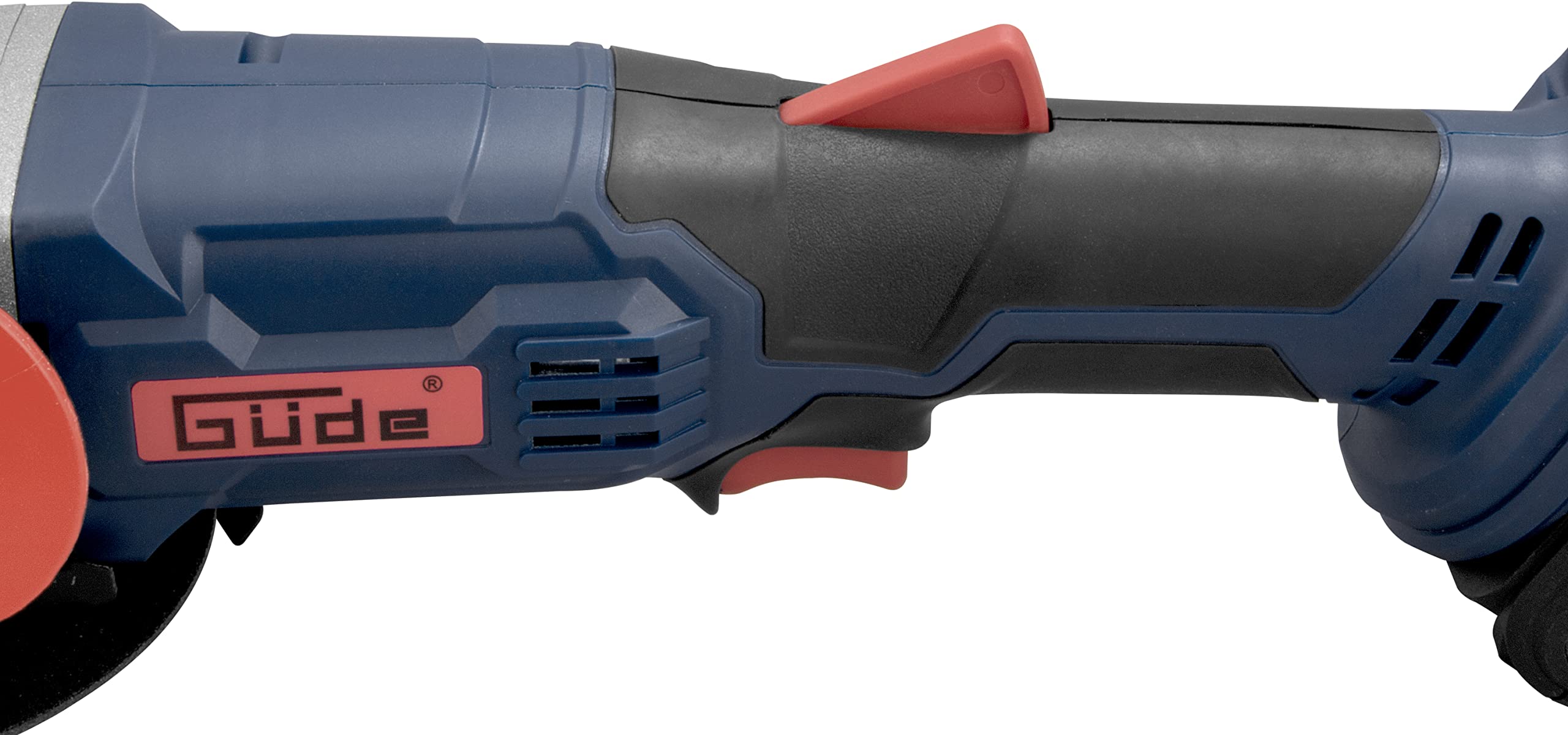 Güde Akku Winkelschleifer WS 18-0 (18 V, Easy-Energy-Exchange, kraftvoller Hochleistungsmotor, 125 mm Scheibendurchmesser, Spindelarretierung, 2-Positionen Zusatzhandgriff, ohne Akku und Ladegerät)