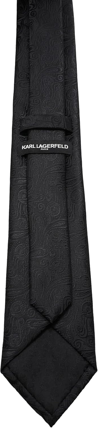 KARL LAGERFELD Men’s Jacquard Neckties | Classic 3.25" Width | Modern Formal & Business Dress Ties