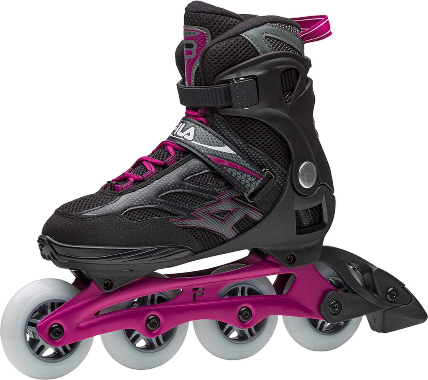Fila Wave 84, Pattini in Linea Uomo, Schwarz-Magenta, 37