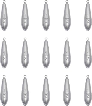 Drop Shot Fishing Weights Sinkers for Saltwater Freshwater Fishing