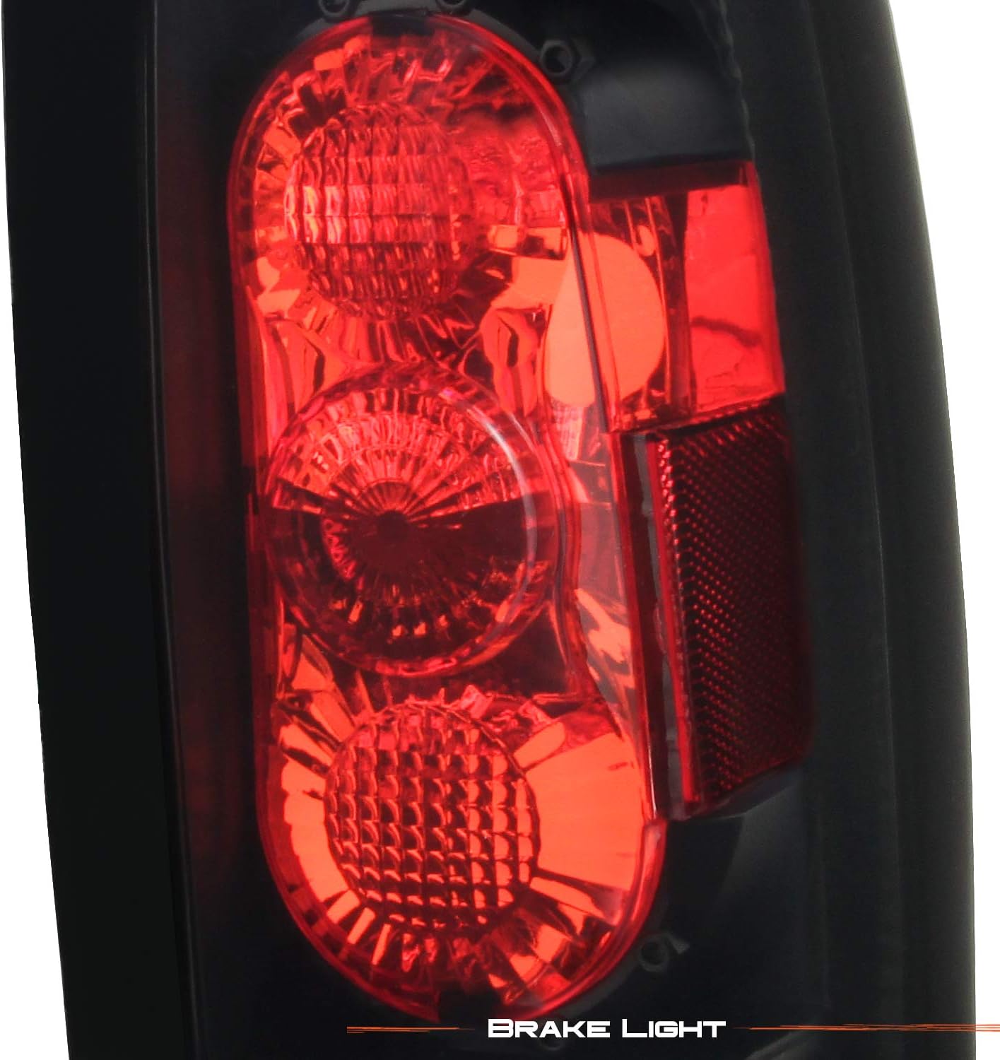 AKKON - For C/K 10 Sierra Jimmy Blazer Suburban Yukon Tahoe Escalade Denali Black Smoked Tail Light Signal Brake Lamps