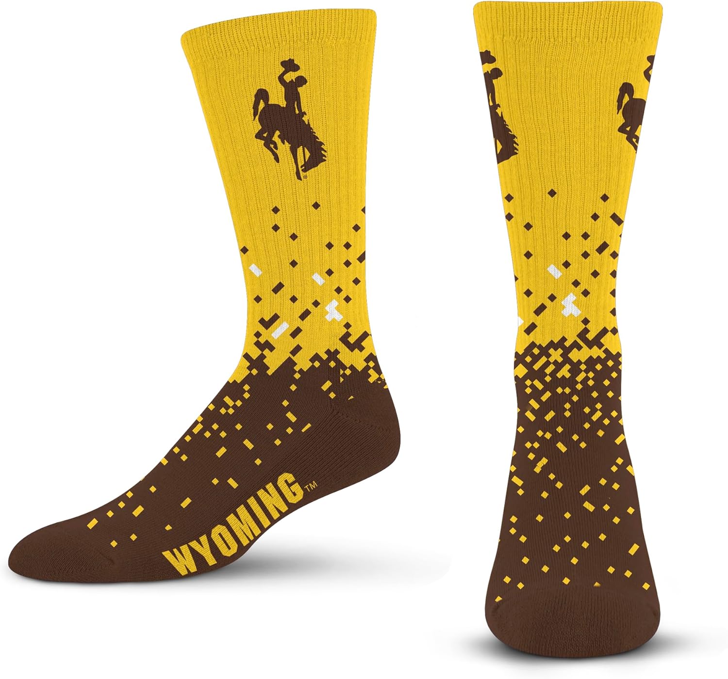 For Bare Feet NCAA mens Spray Zone Crew Sock Ncaa