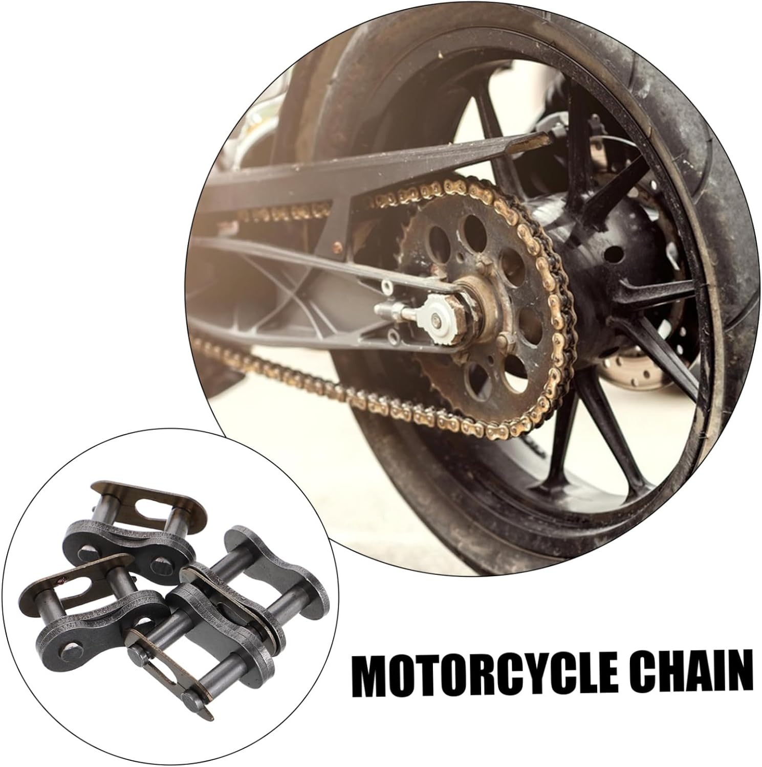 PRETYZOOM 4pcs Motorcycle Chain Interface Connector Link for Bike Motorcycle Chain Repair Link