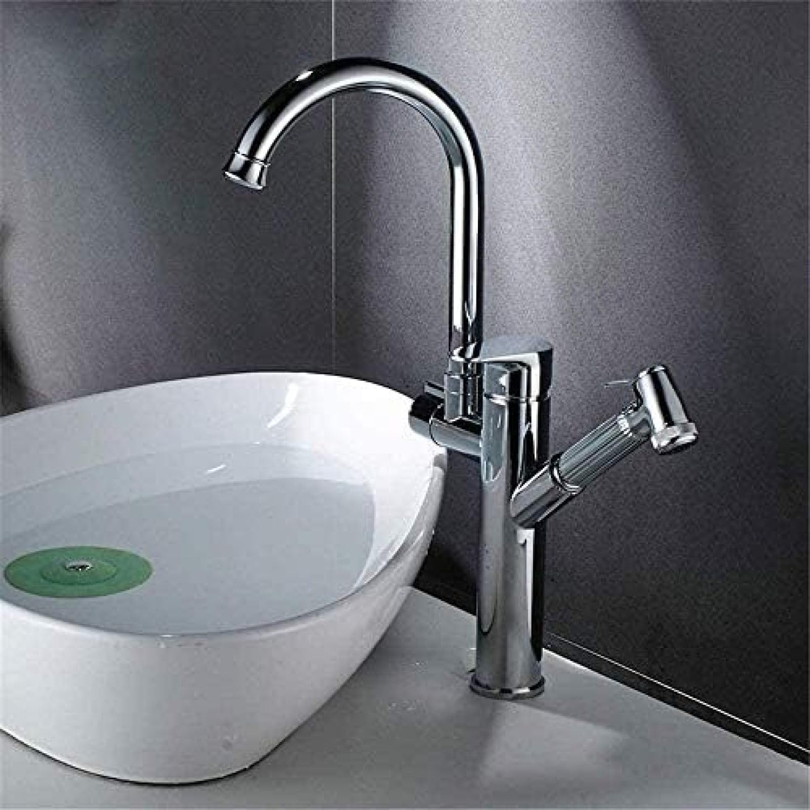 MXXQRHF Kitchen Taps Kitchen Faucets Kitchen Water Sink Mixer Tap Rotatable Kitchen Extendable Water Mixer Spout Deck Mounted