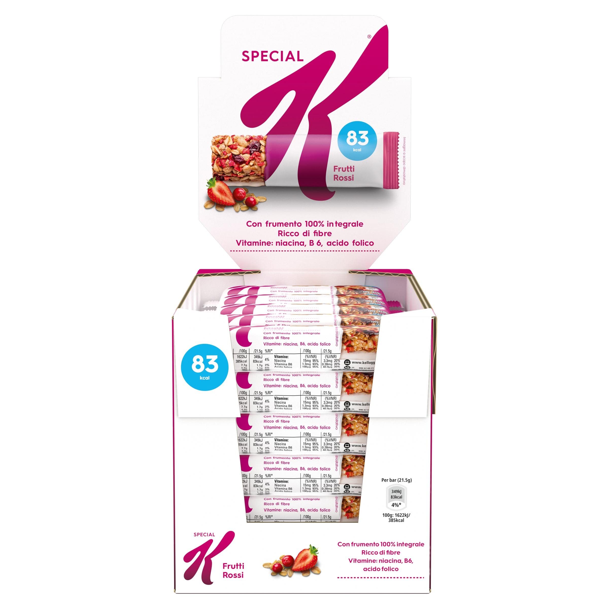Kellogg's Barres Special K Croustillantes Fruits Rouges 645 g