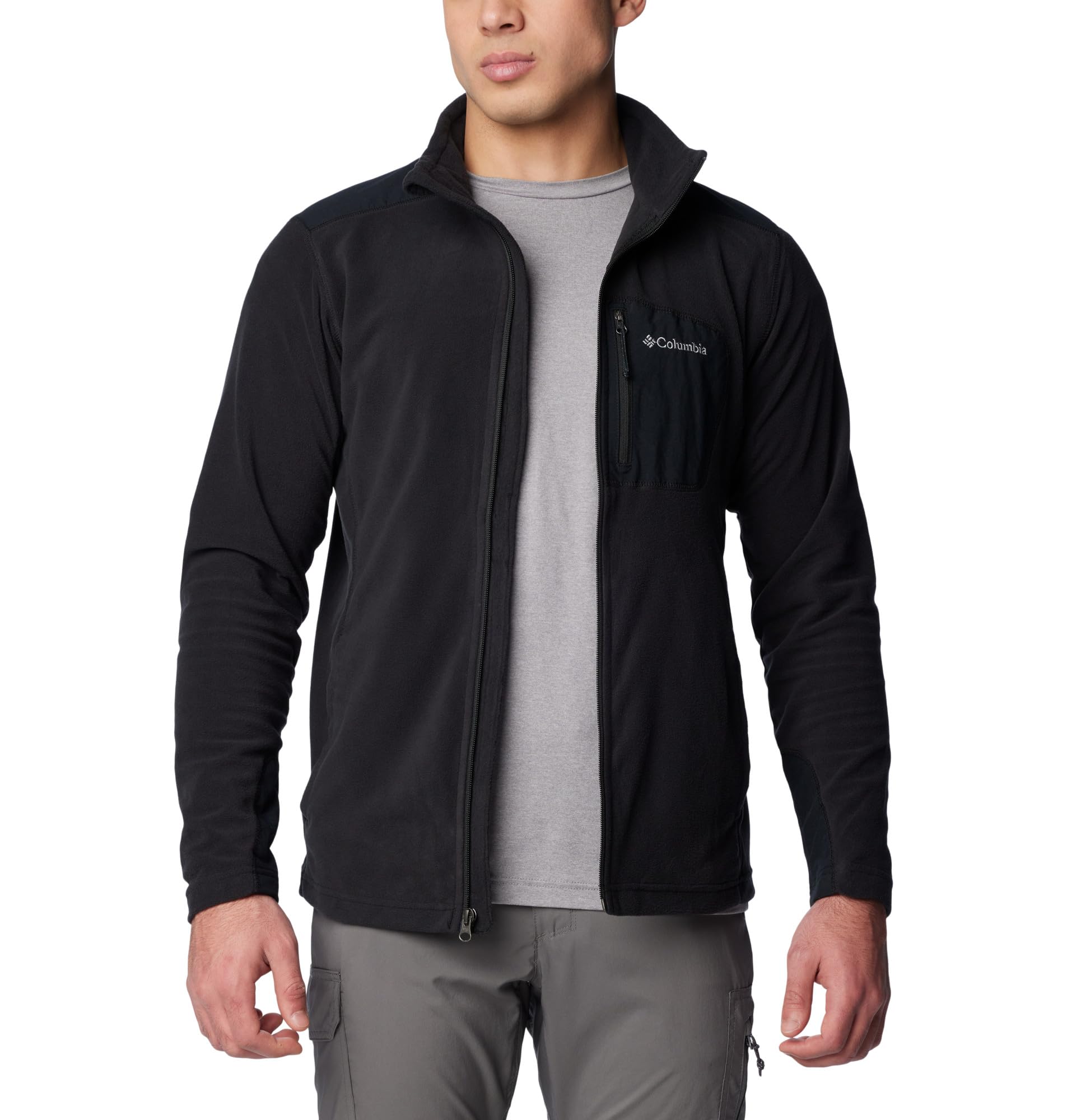 Columbia Klamath Range Full Zip Chaqueta de forro polar con cremallera completa Hombre (Pack de 1)
