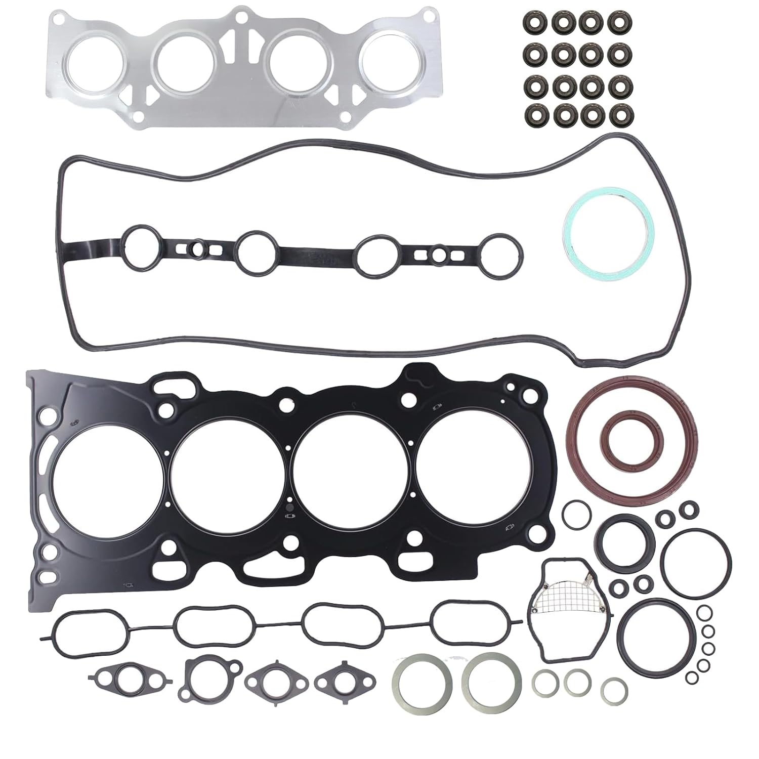 Head Gasket Sets, Full Cylinder Engine Gasket Kit - OE HS26232PT, ES71183 - Compatible with Toyota Camry, for Solara, for Scion tC, for Lexus HS250h, RAV4, for Highlander 2.4L 16V DOHC 2AZFE Engine