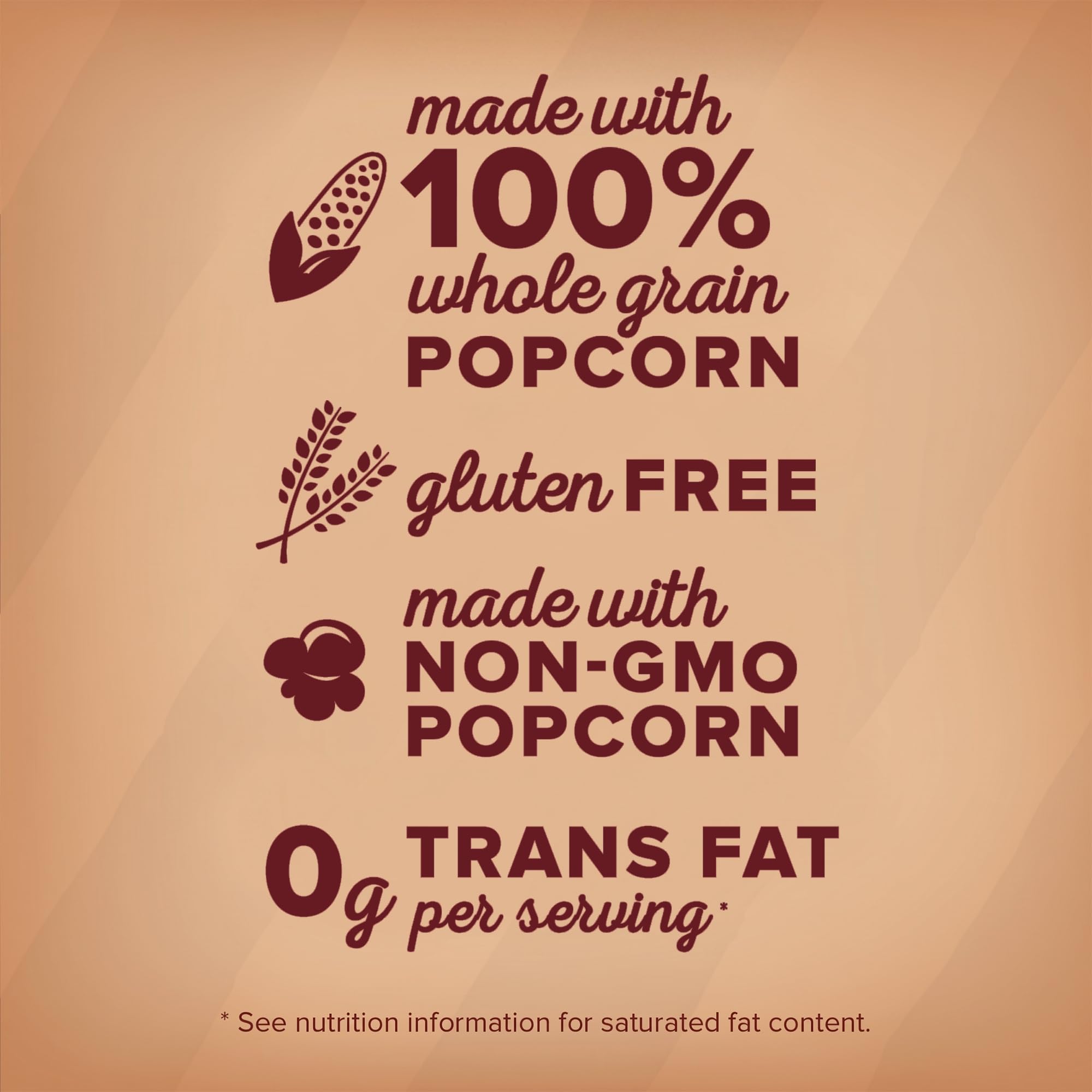 Popcorn Micro-ondes Orville Redenbacher Naturals Simply Salted (6 sacs/560g)