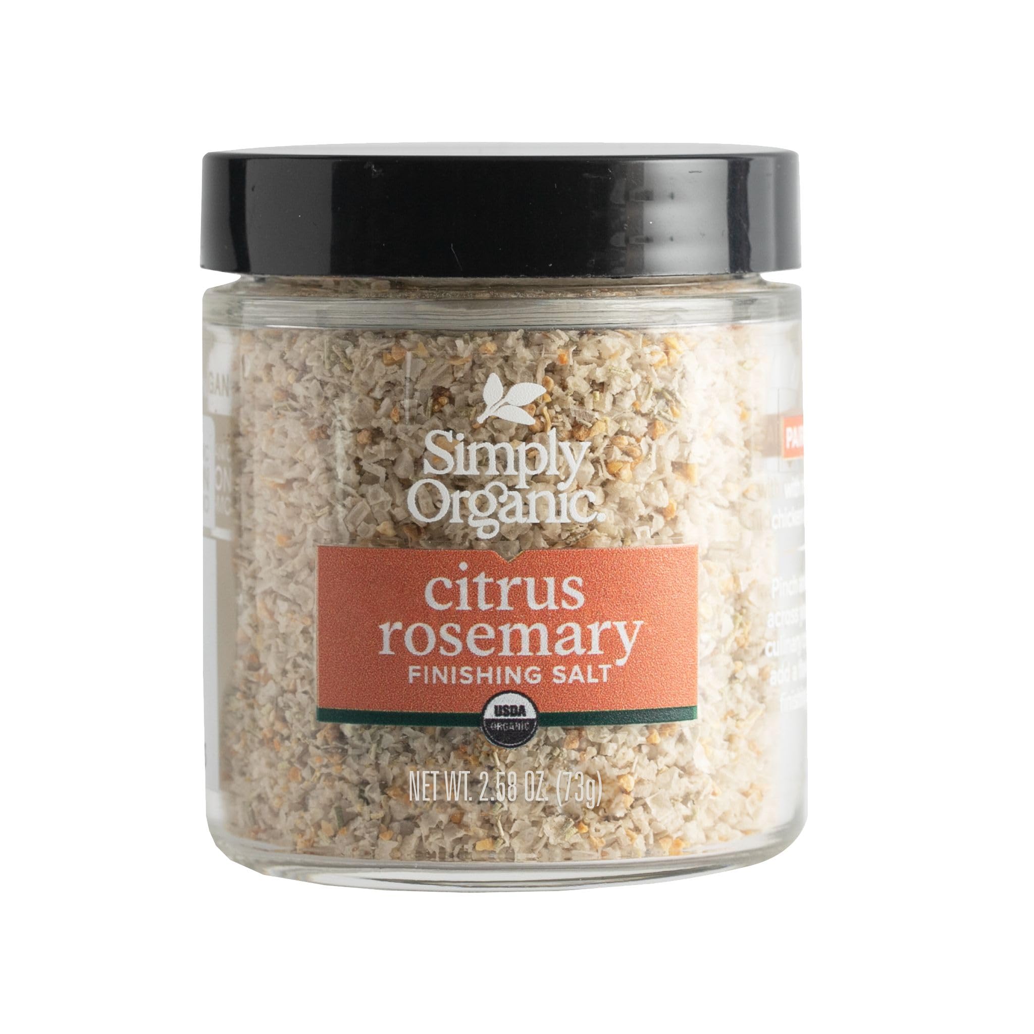 Simply Organic Citrus Rosemary Finishing Salts, 2.58 Ounce