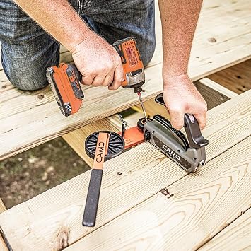 CAMO MARKSMAN Pro-X1 Kit, Deck Tool, 1750 Edge Screws & Bits, Edge Fastening Installation, 1/16 Spacing, Fits 5-1/4-5-3/4 Wood Decking (0345002)...