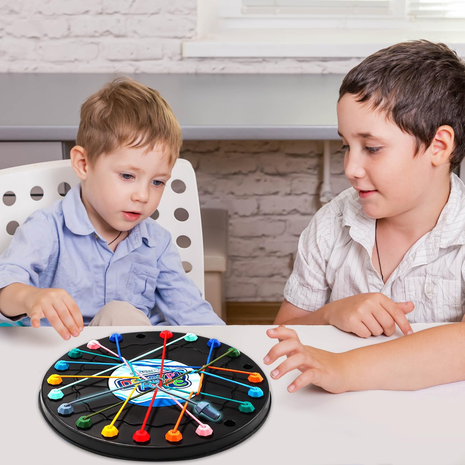 Brainy Knots – Jeu De Corde Torsadée 3 Niveaux – Défi Logique Et Stratégie – Avec Sac De Transport, Dès 3 Ans