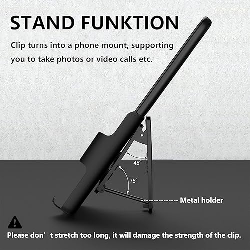 Miniatura 5 de ZCDAYE Funda con clip para cinturón para Samsung Galaxy Z Flip 4, Samsung Z Flip 4 (2022) con funda giratoria para cinturón y soporte integrado,