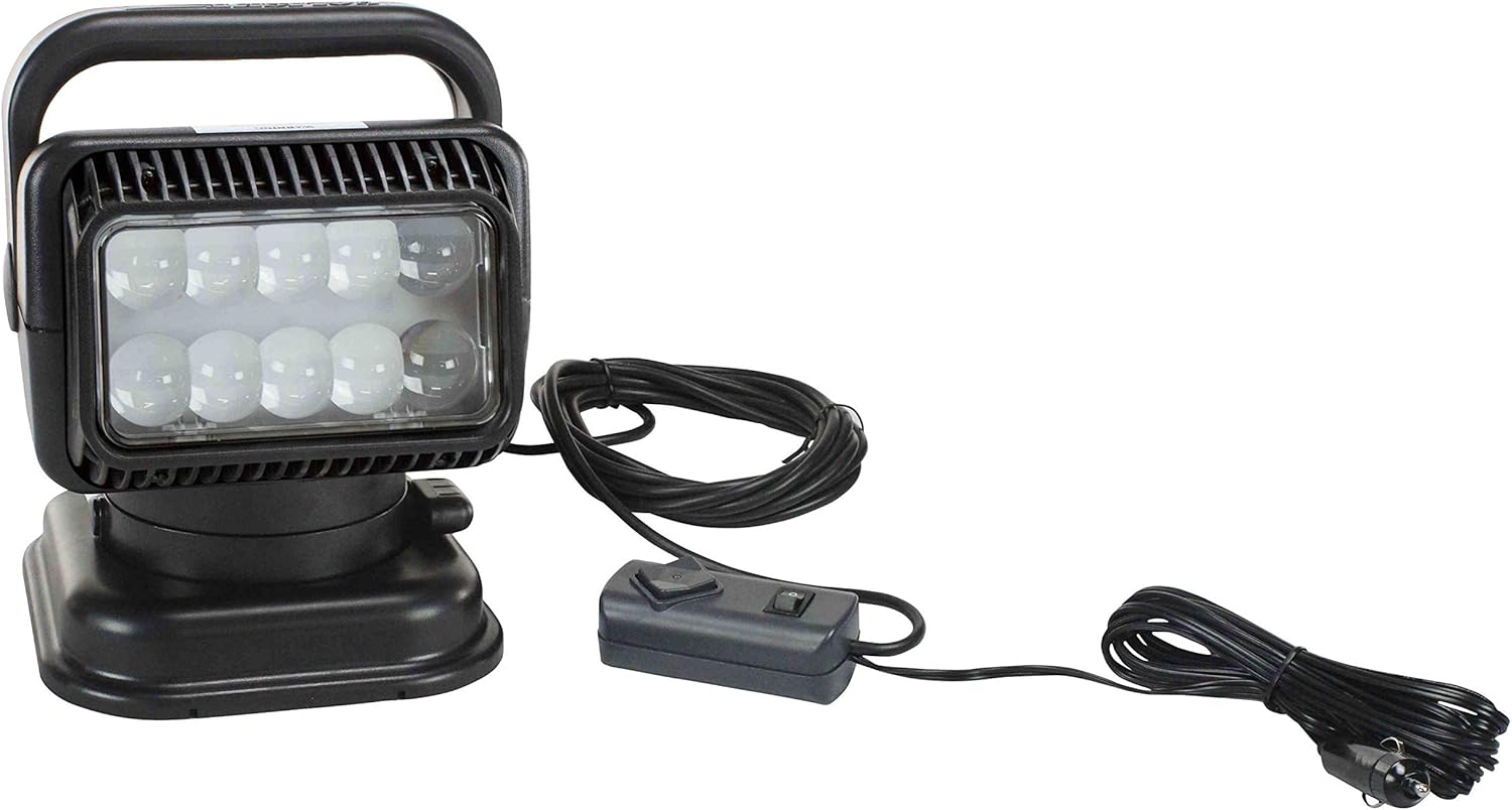 🛒 Flash Sale 51494 Golight Wired Remote Control LED Spotlight - 900' Beam - 36 Watt High Power LED - Perm. Mount