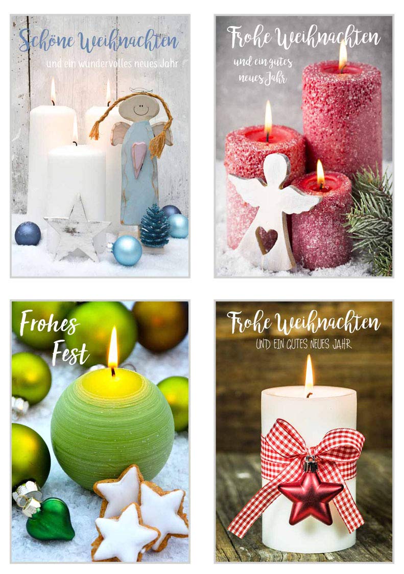 Lot De 6 Mini-cartes Doubles De Noël Rossi