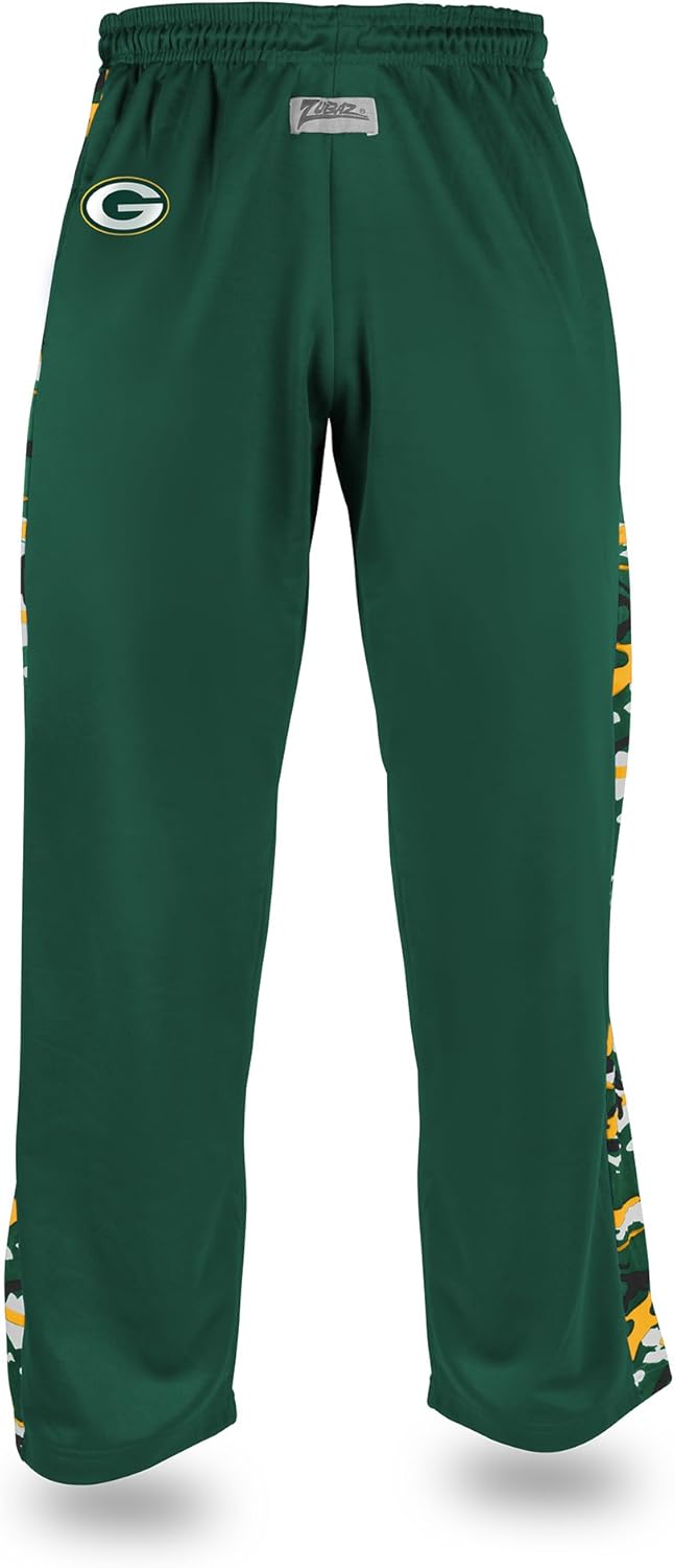 Zubaz Men's Casual Active Pants, Camo Accent, Medium