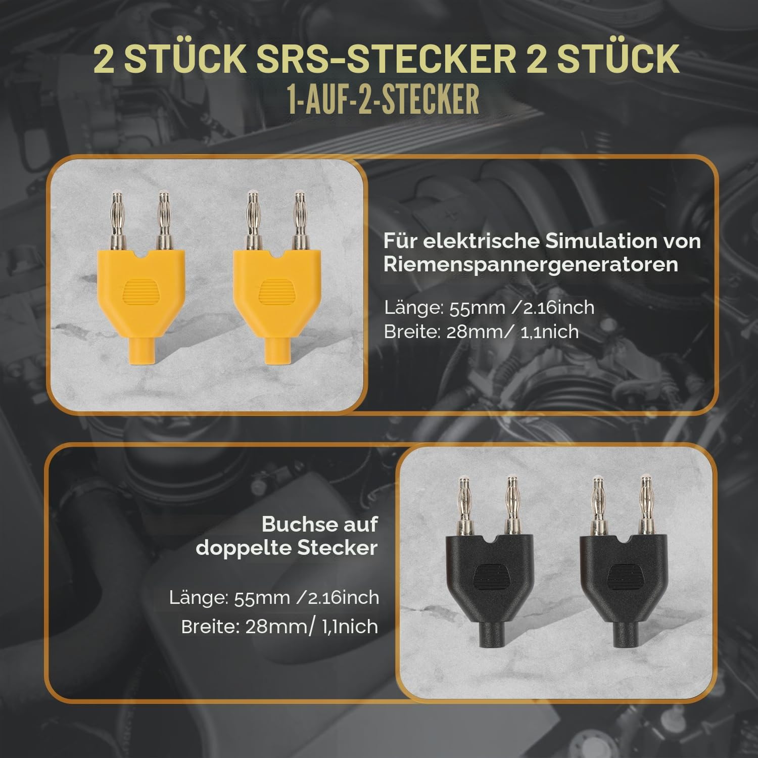 AUTOOL 68 Stücke Messleitungen für Digitales Multimeter, Prüfkabel Kit mit Bananenstecker, Krokodilklemmen, Jumper Kabel