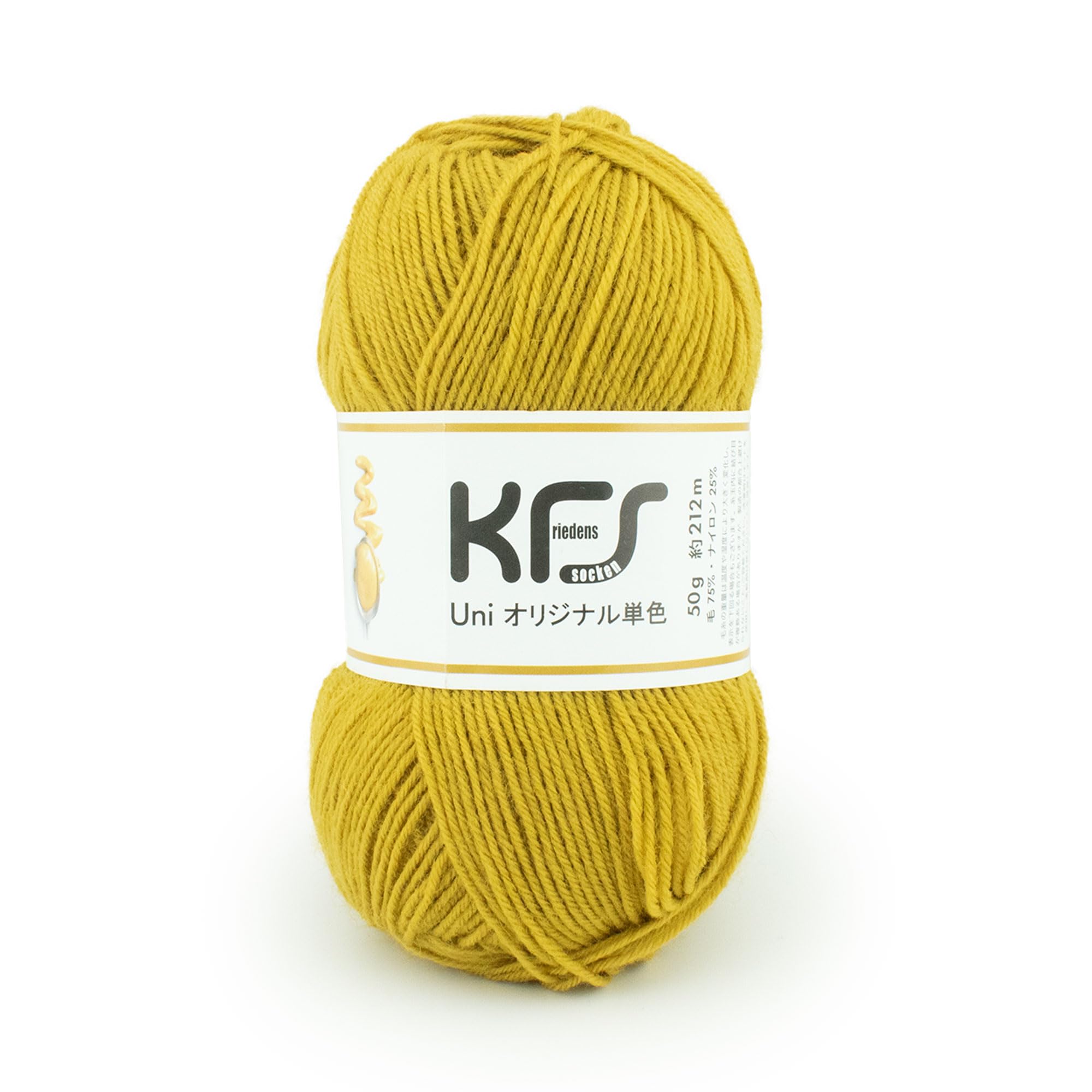 Amazon | 毛糸 KFSオリジナル単色毛糸 4ply ウール混 50g巻 Un42