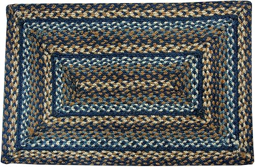 Miniatura 1 de IHF Home Decor  Colección trenzada de alta calidad de mezclilla  Primitivo, rústico, estilo campestre  Yutealgodón  30 días libre de riesgos