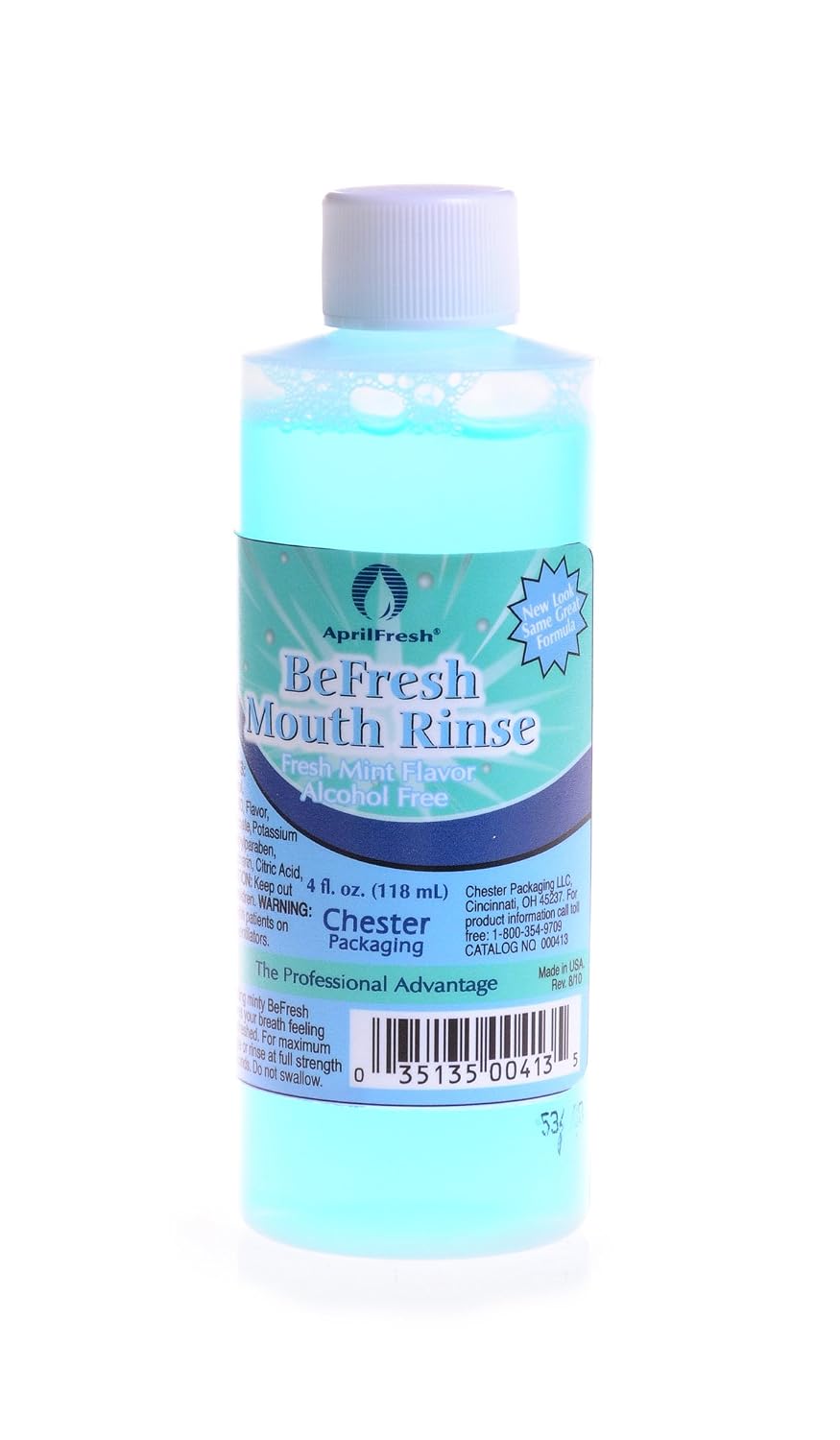 Medline Sparkle Fresh Alcohol Free Mouthwash, 60 Count