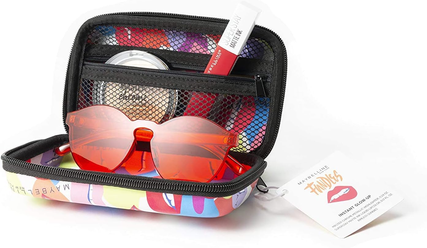 Limited-Edition Fundles Instant Glow-Up w/Master Chrome Highlighter, SuperStay Matte Ink Liquid Lipstick and Rimless Sunnies