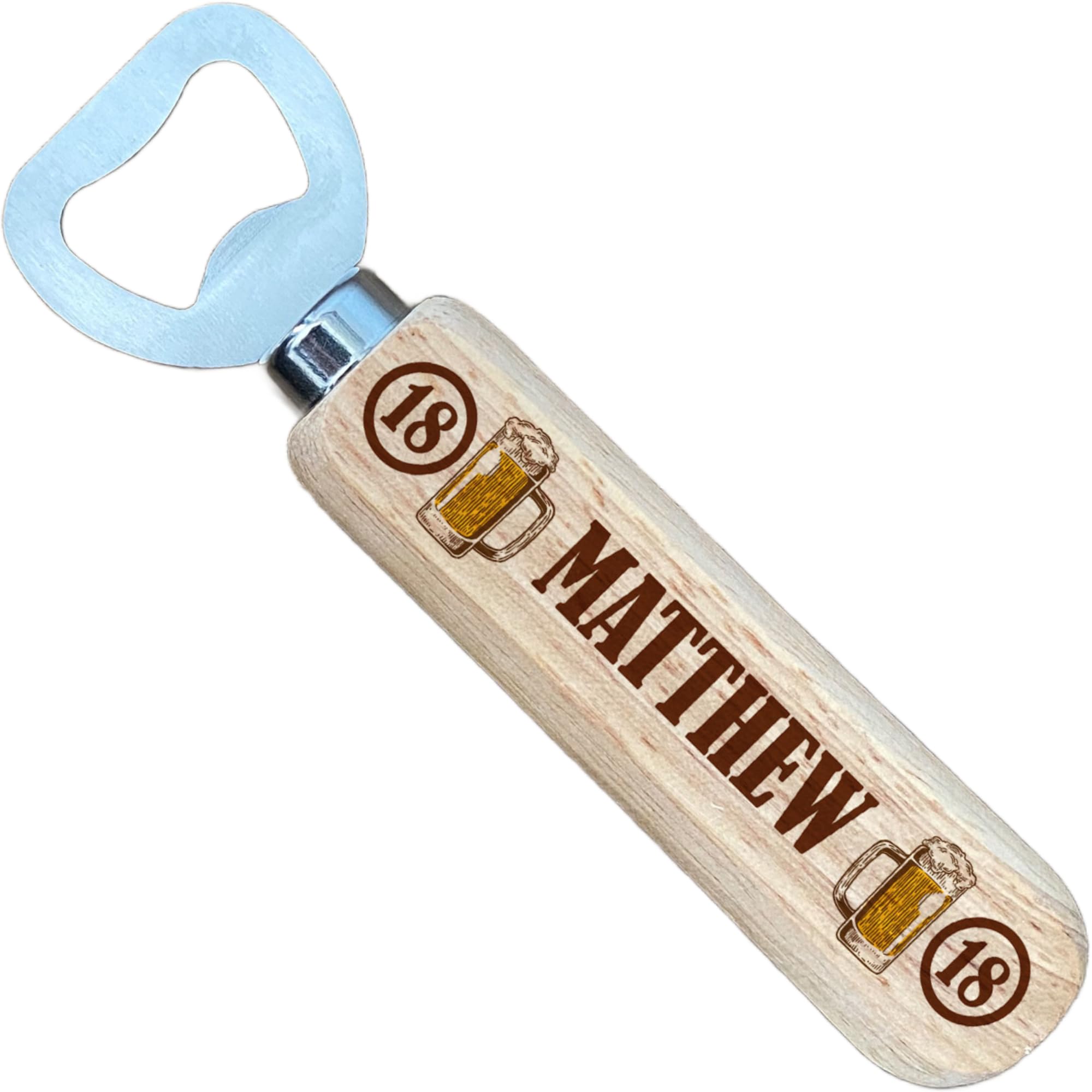 Red Ocean Personalised Bottle Opener Birthday Gift for Him 18th 21st 30th 50th Birthday Gift Keepsake