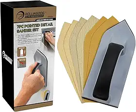 ROLLINGDOG Lixadeira De Canto Para Drywall - Manual Lixamento Drywall, Madeira E Metal (Grão 80, 120, 240)