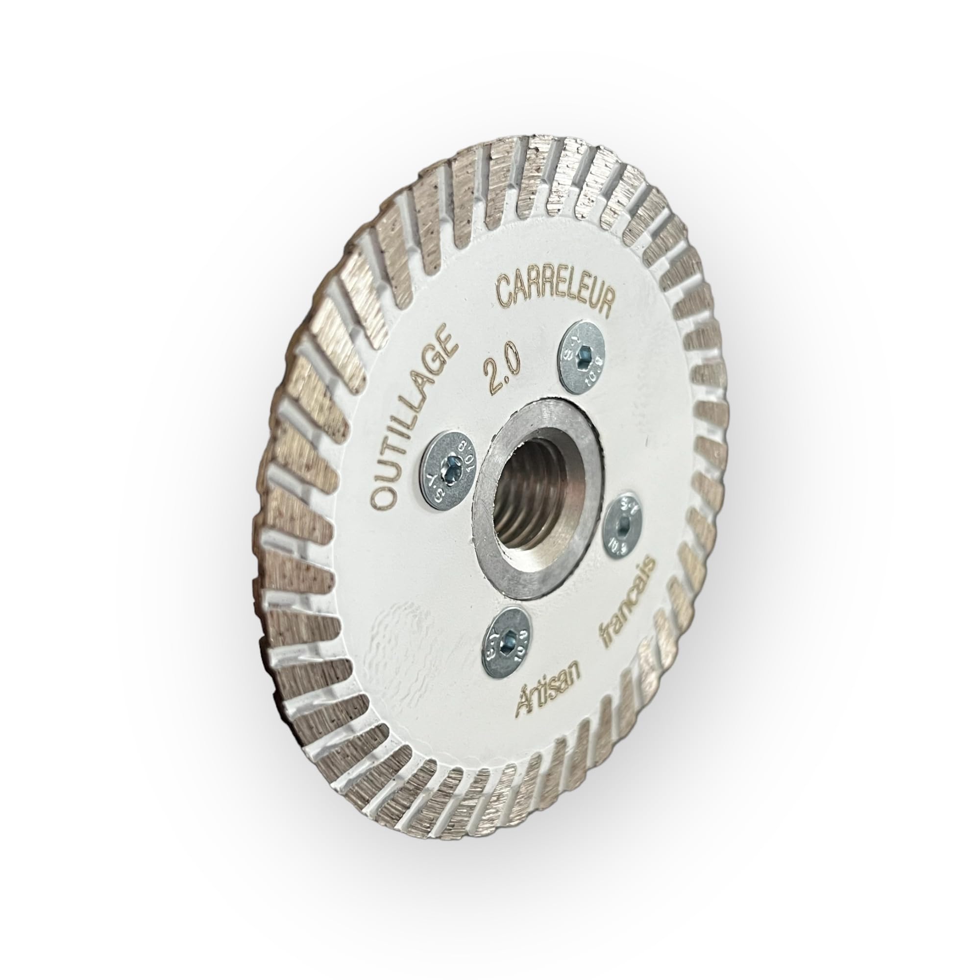 Mini Disco Diamantato M14 Ø75 mm – per Rettificare Piastrelle, Scavare Colla e Dettagli Giunzioni – per Smerigliatrice Angolare Filettatura M14 – Qualità Pro – Outillage Carreleur 2.0