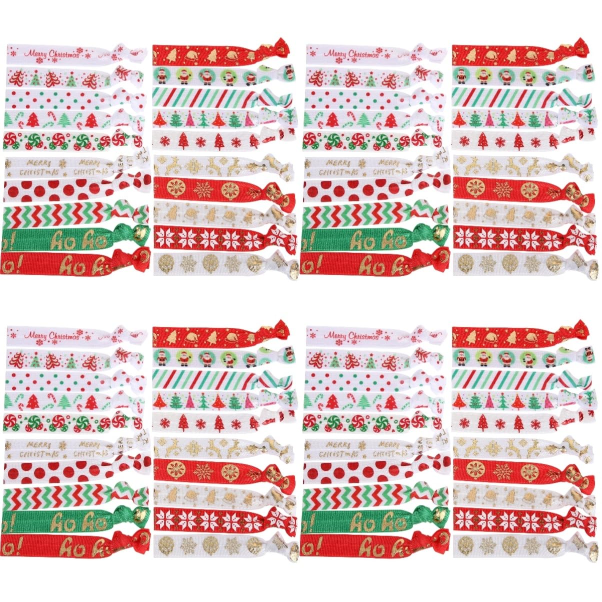 Accessoires cheveux chignon et queue de cheval kit de 80 pièces festifs - 8