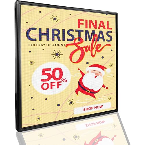 P6 Outdoor Full Color 40'' x 40'' Scrolling LED Display Digital Signage For HD images and HD Video led Sign Electronic Message Board With High Brightness For Store Advertising