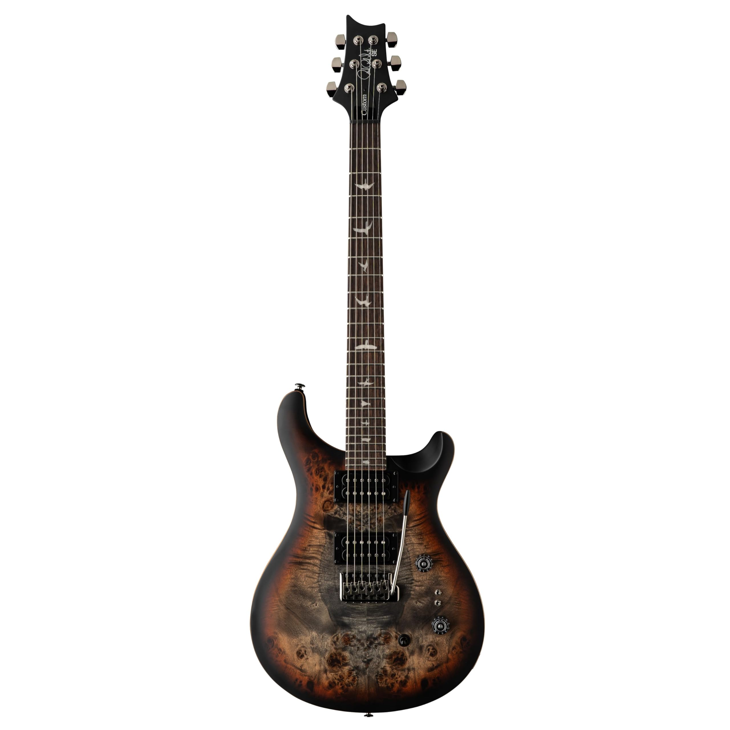 Amazon.com: PRS SE Custom 24-08 Exotic Electric Guitar - Charcoal