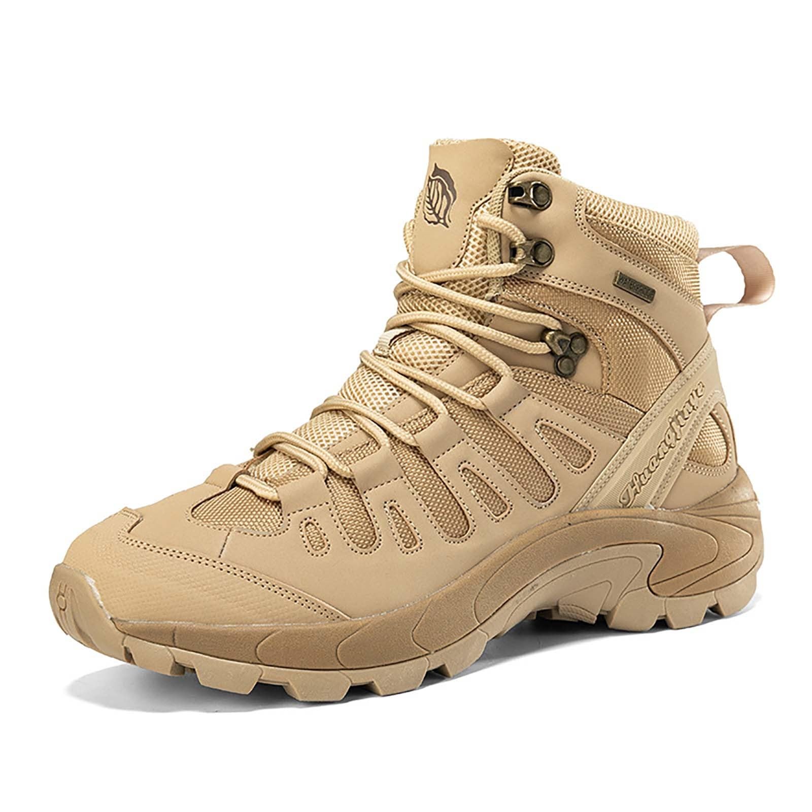 Botas de invierno para hombre, forradas, de piel, antideslizantes, de piel