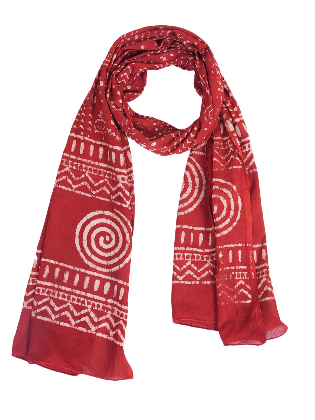 Women's Cotton Hand Block Printed Casual Stoles/Scarf