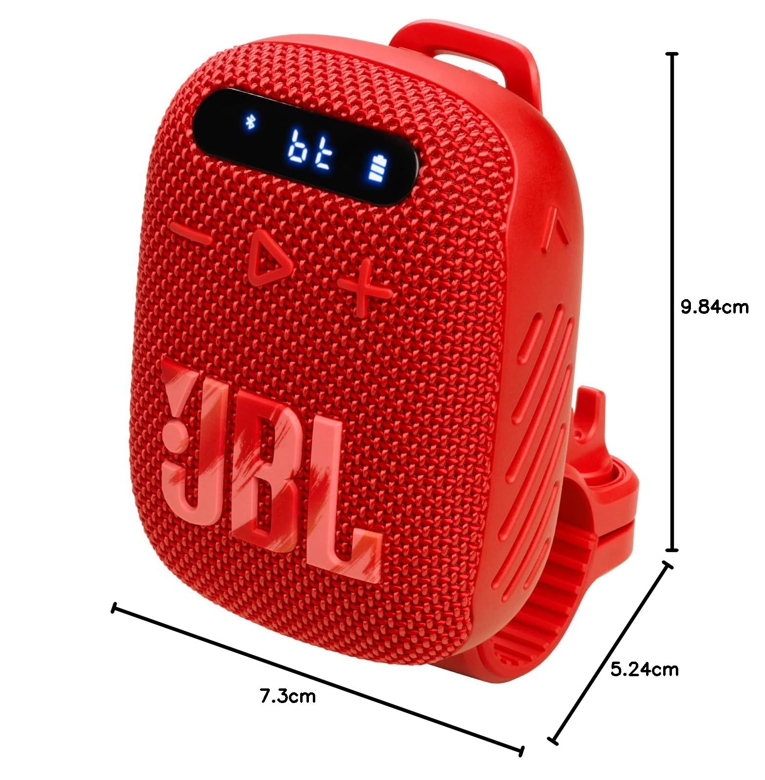 JBL WIND3RED FM Bluetooth-Lenker-Lautsprecher, Rot – Ansicht 7