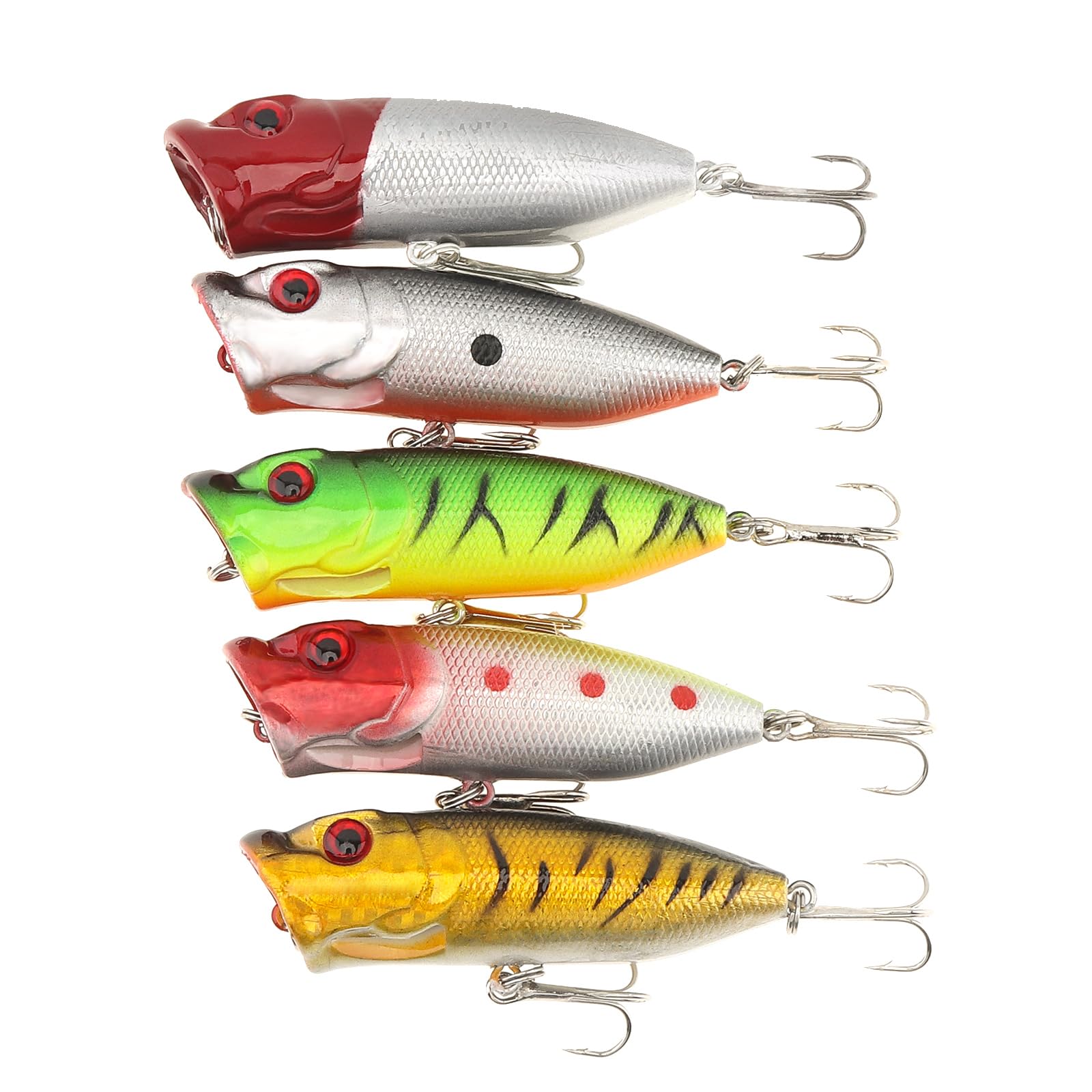 Lot De 6 Leurres Souples Pour Pêche - 12,5 Cm - Pour Bar, Brochet, Truite