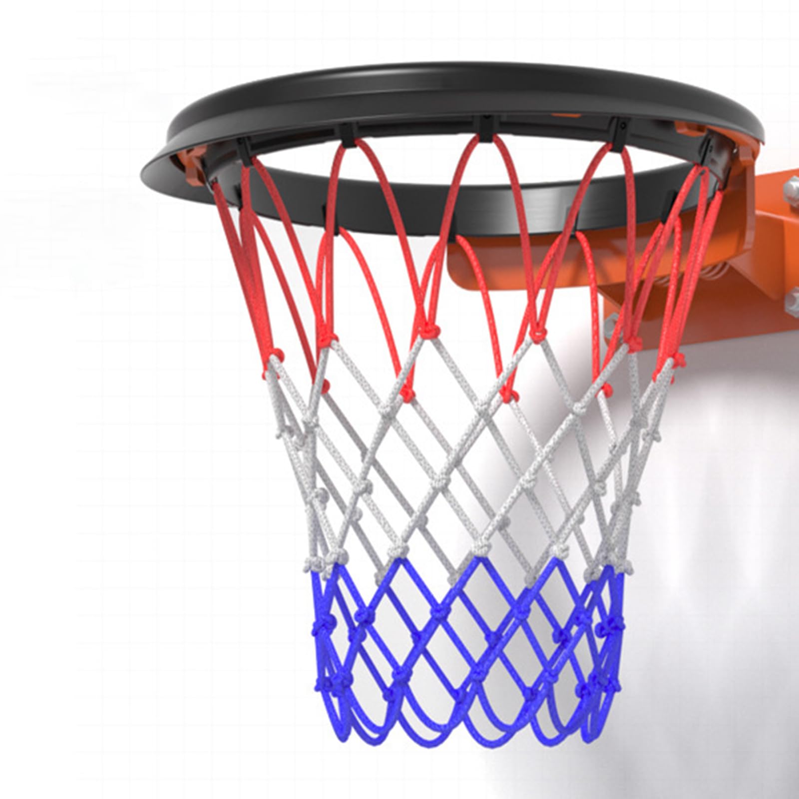 Filets De Basket LQIOACU - Lot De 2 - Nylon Résistant - 12 Anneaux Standard - Intérieur/Extérieur