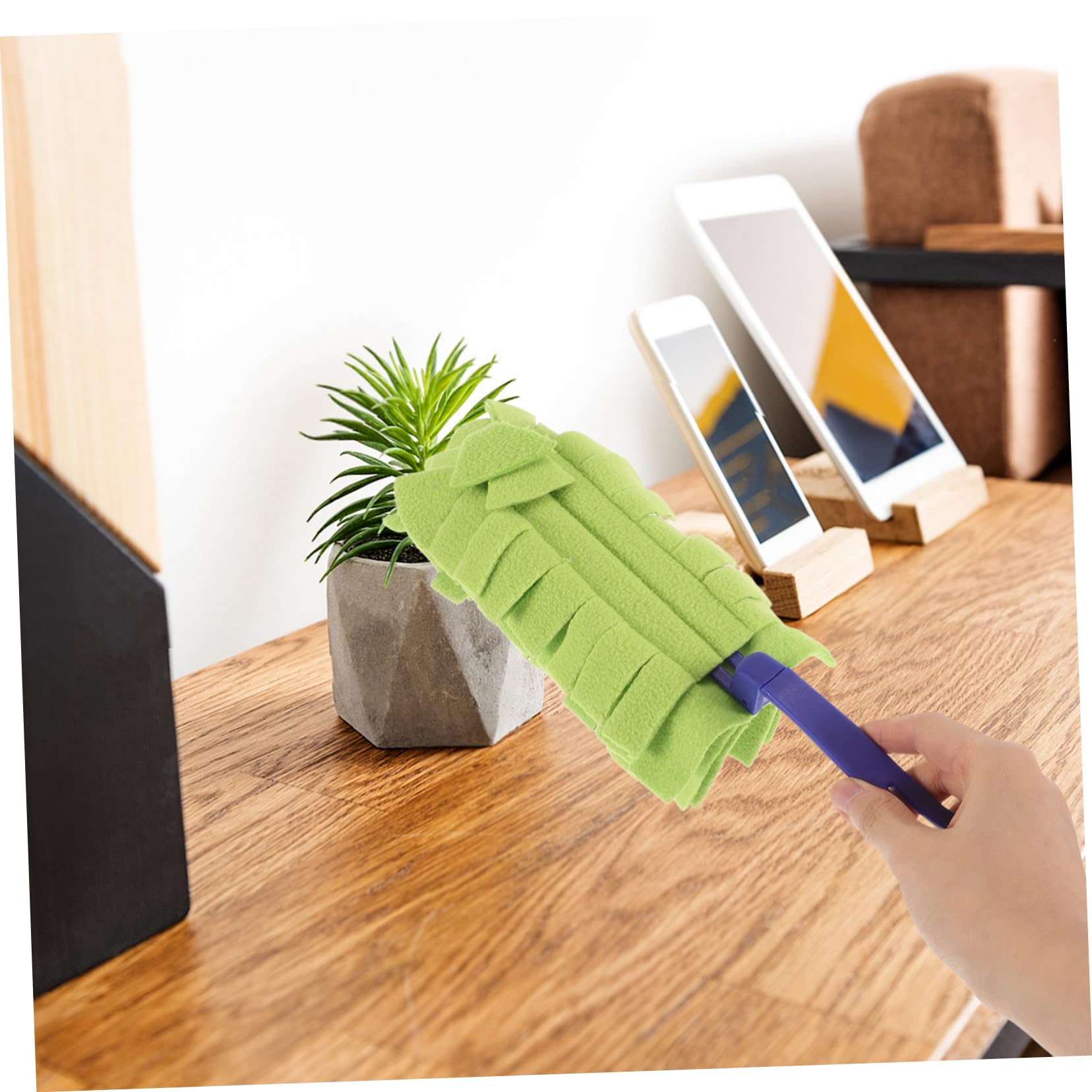 Vaguelly Recambios de Plumero de Microfibra 6 Piezas de Tela Lavable para Limpieza Seca y Húmeda, Toallitas Reutilizables para Polvo en Persianas, Ventanas y Suelos, Uso Doméstico