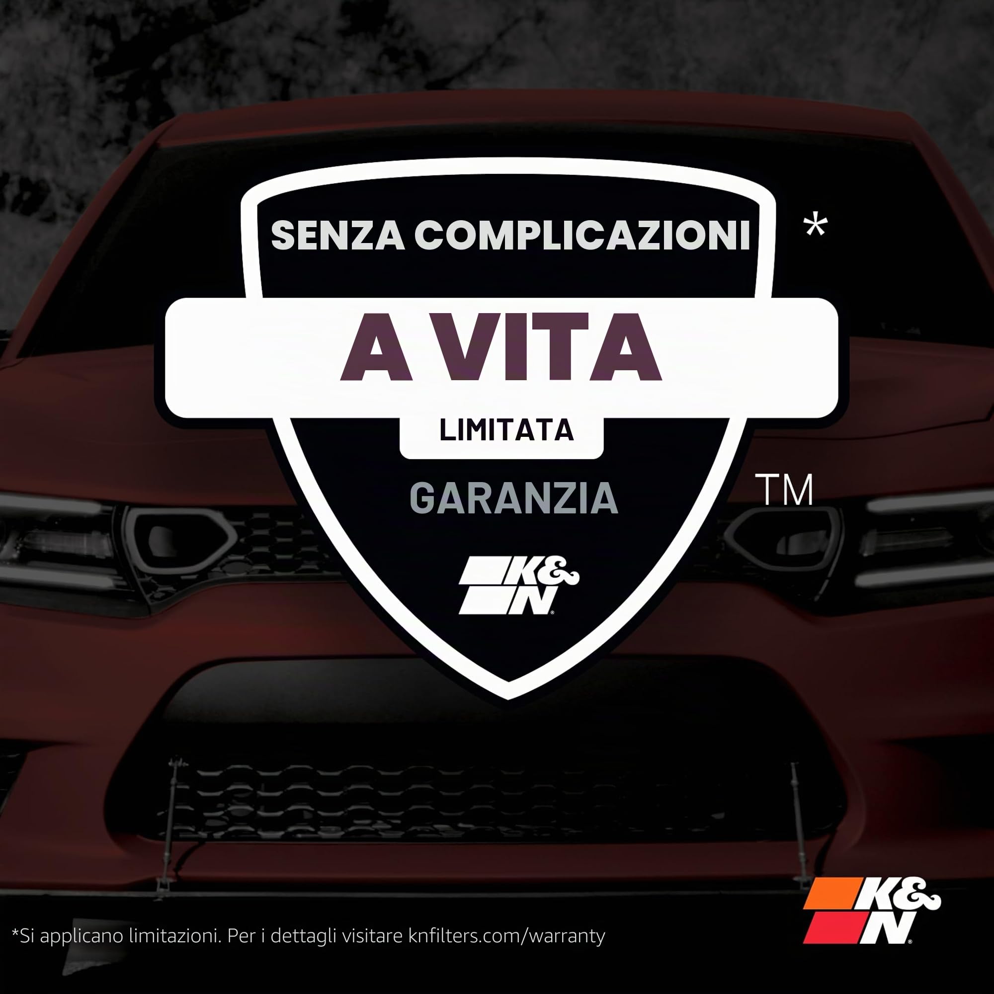 K&N Filtro aria motore 33-2181: filtro di ricambio ad alte prestazioni, premium, lavabile, prestazioni migliorate, 1998-2015 (G550, R500, S400 Hybrid, C300, G500, GL 450, GL 500, GL 550, altri modelli selezionati)