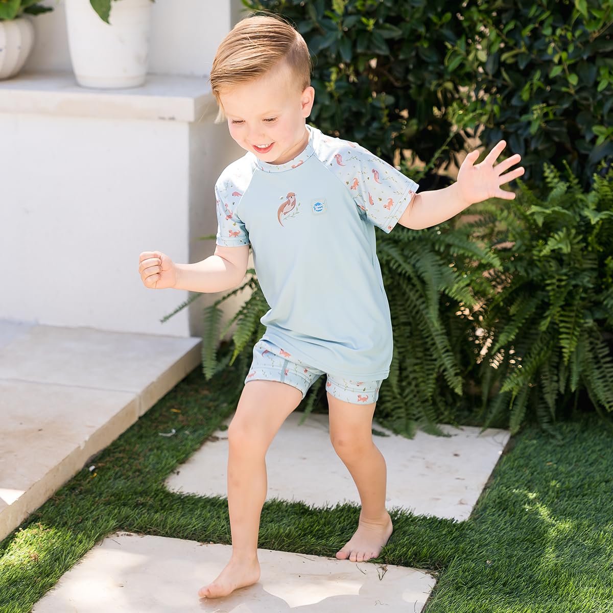 Splash About Toddler Jammers Leak Proof Swim Shorts, Playful Otters, 2-3 lat