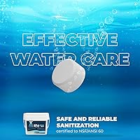 Vista 3 de Xtremeclear - Tabletas de bromo para spa y bañera de hidromasaje, botella de 5 libras, tabletas de 1 pulgada, certificado NSF/ANSI 60, desinfectante