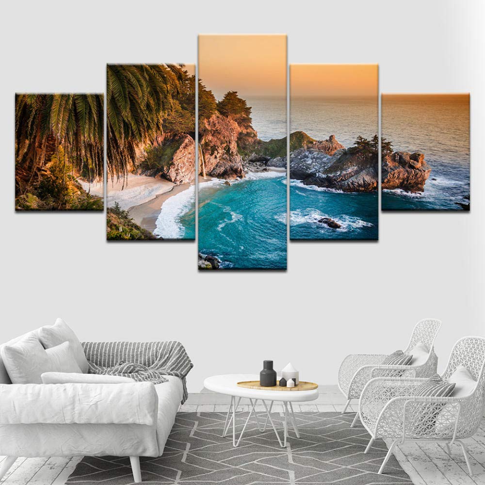 Lienzo impresion cartel moderno de mar para tapar imperfecciones de pared